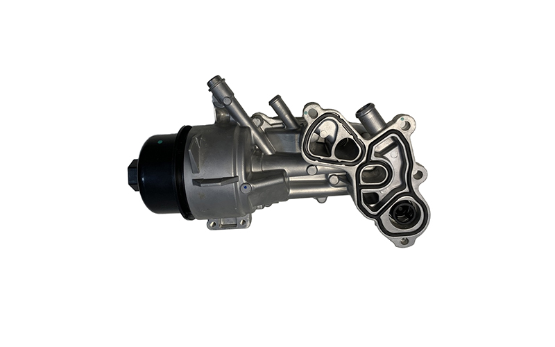 V864374580 Oil Filter Bracket Mount & Engine Oil Cooler Assembly