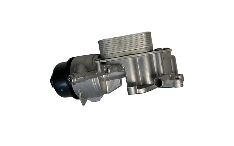 V864374580 Oil Filter Bracket Mount & Engine Oil Cooler Assembly